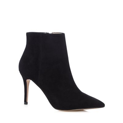 J by Jasper Conran Black suede high ankle boots